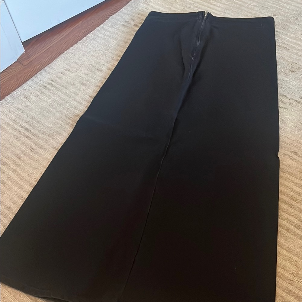 Zara Black denim skirt